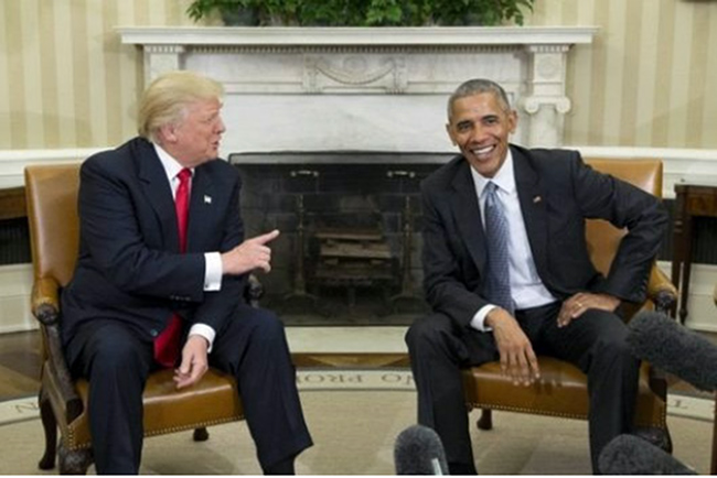  دونالد ترامپ:  ملاقات باراک اوباما باعث افتخار بود